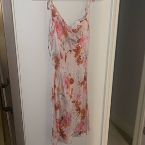 Zara floral slip dress